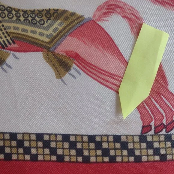 Hermès Silk Scarf Harnais Français 90cm Vintage - Picture 7 of 16